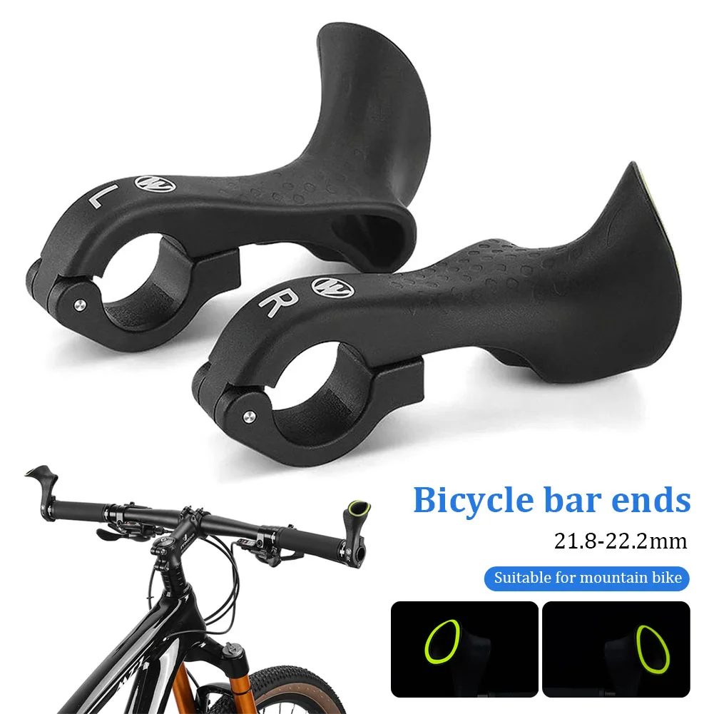

Bike MTB Bicycle Bar ends Ergonomic Design Mountain Bike Handlebar 22.2mm Nylon Inner Handle Bar Grips MTB Cover Handle Extender