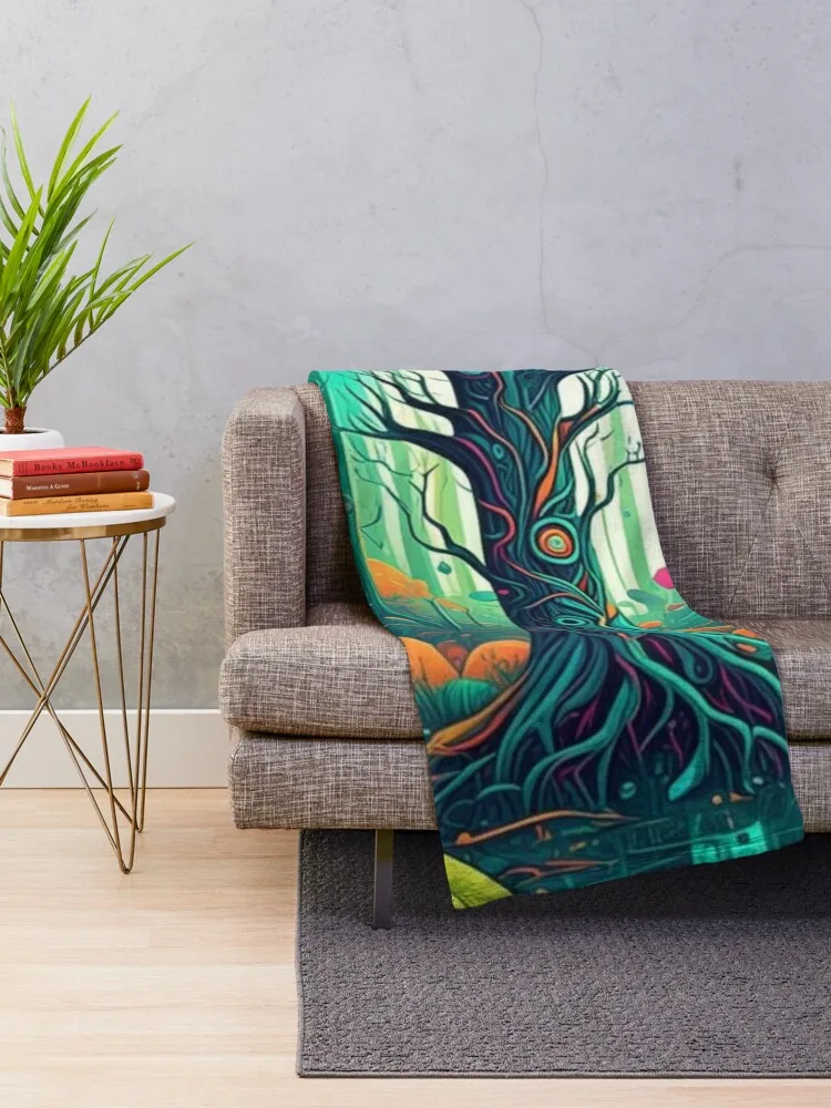 Одеяло с усилением природы красивые гигантские одеяла для дивана