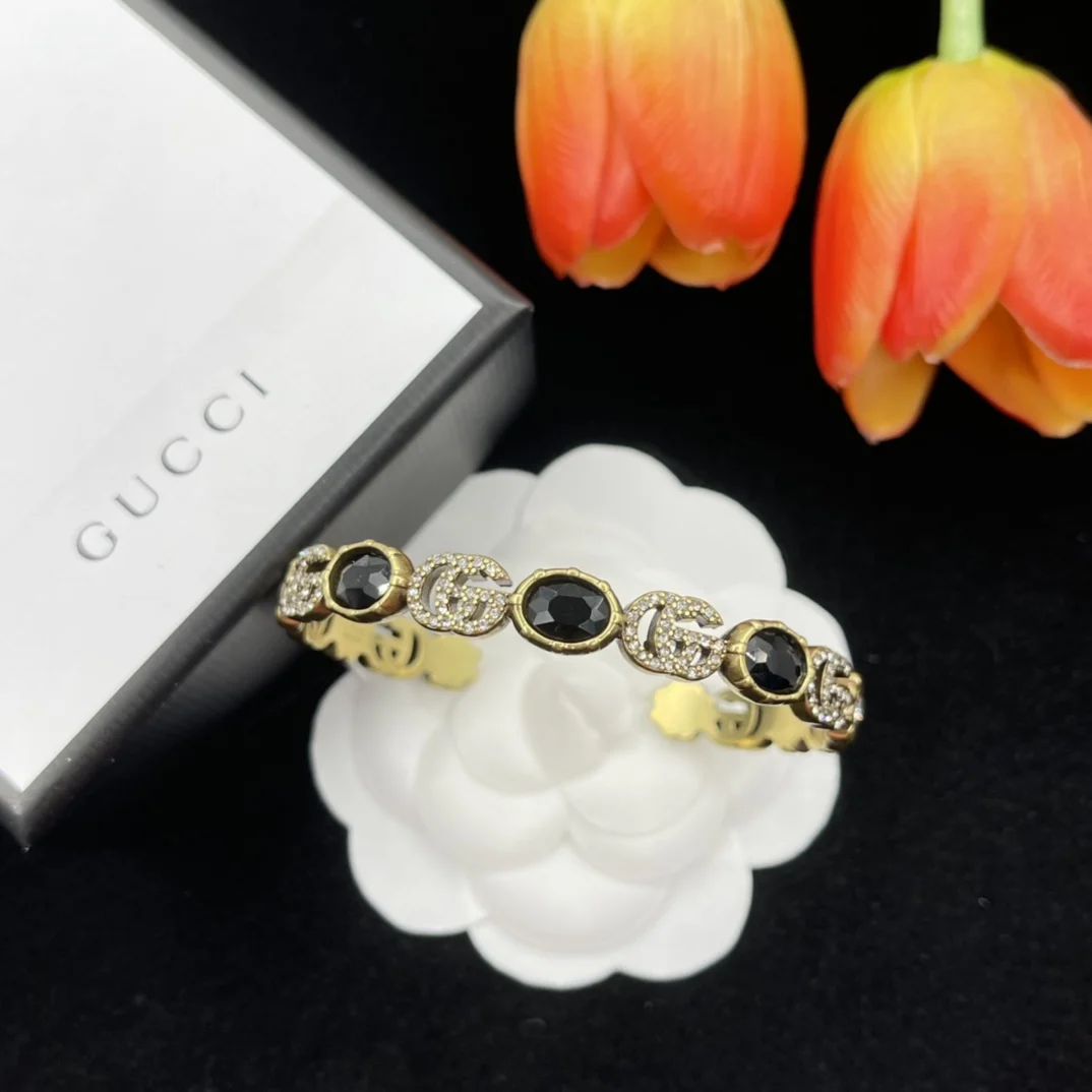 браслет GUCCI Модные цветные блестящие регулируемые браслеты Элегантный изящный