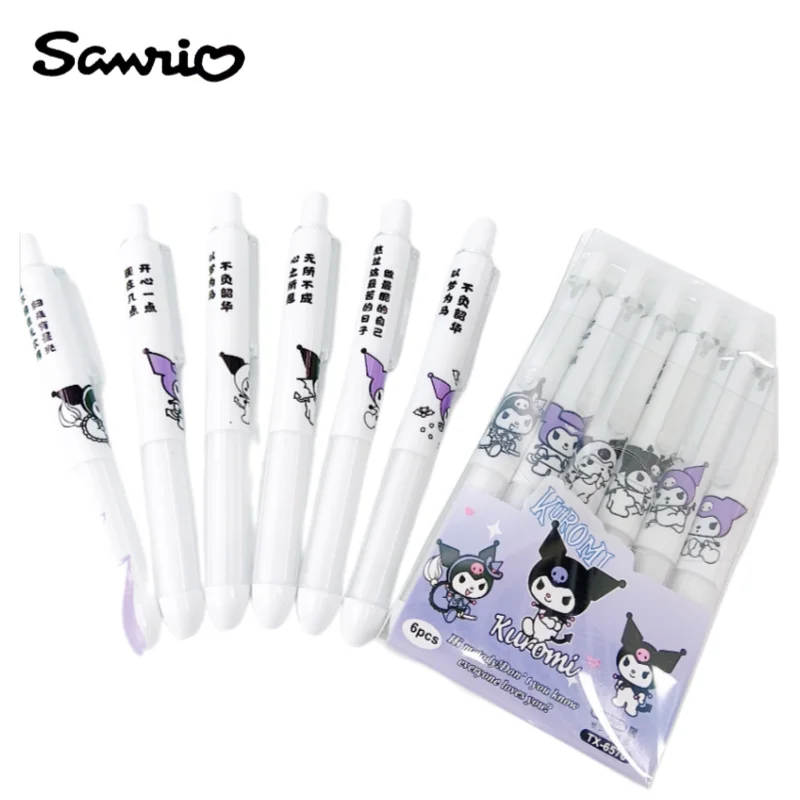 

Hello Kitty Kuromi Cute Cinnamoroll My Melody Anime Cartoon Gel Pen School Supplies Office Supplies Signature Pen Wholesale