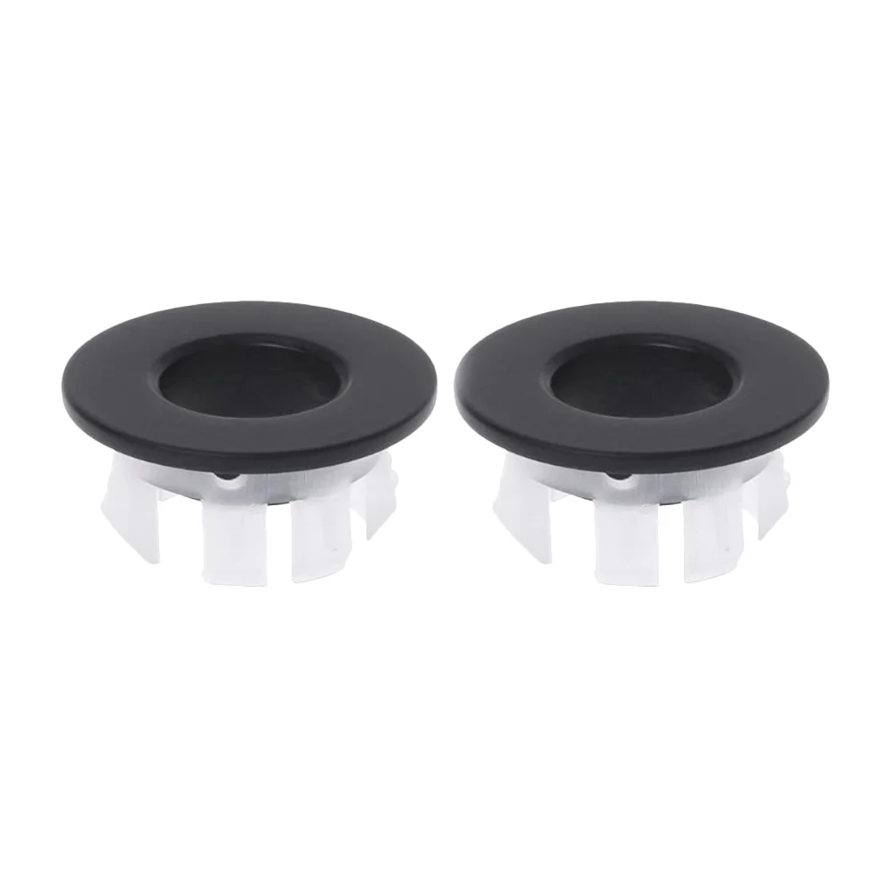 

2pcs Sink Overflow Ring Basin Sink Overflow Caps Bathroom Ceramic Basin Accessory