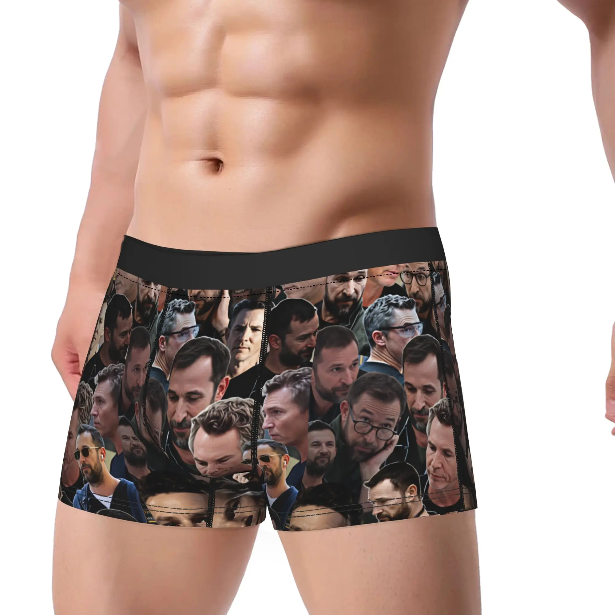 Фото Мужские трусы-боксеры The Pitt Dr. Jack Abbott Trunk 3D Pouch: Горячая распродажа, индивидуальный дизайн, сексуальные, мягкие, большие размеры №1