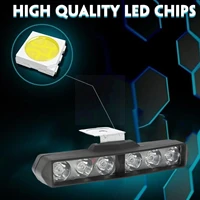 drl flash 6led motorcycle headlight spotlights auxiliary lamp vehicle electric brightness bulbs high autocycle modified sco p3s7