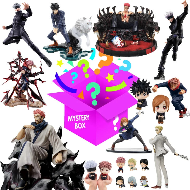 

Jujutsu Kaisen Mystery Box Figure Blind Box Anime Best Gift for Animer Gojo Satoru/Fushiguro Megumi Figure Lucky Box