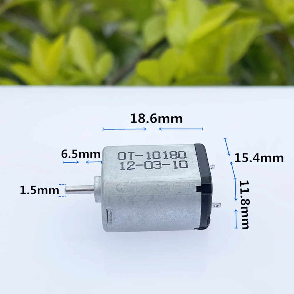 Микро-мотор 030-10180 Матовый Электрический постоянный ток 3 в 4,2 в 5 в 6 в 15800 об/мин высокий крутящий момент для бытовой техники точное визуальное оборудование