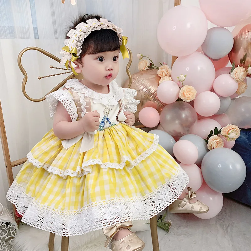 

2023 Summer Kids Dress for Girls Baby Party Dress for Kids Wedding Dress Girl Newborn Ball Gown Lolita Party Princess Vestidos