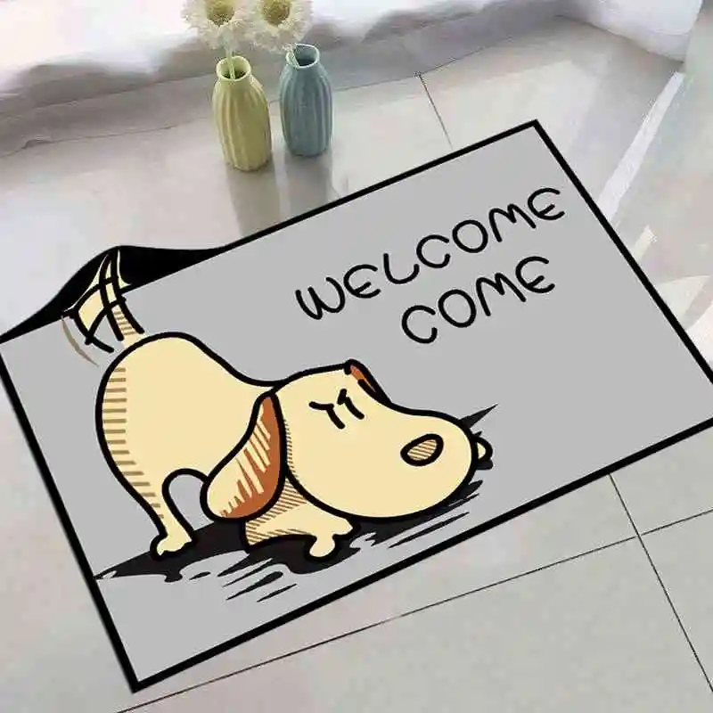 

Входной коврик для туалета, ванной комнаты, мультяшный дверной коврик