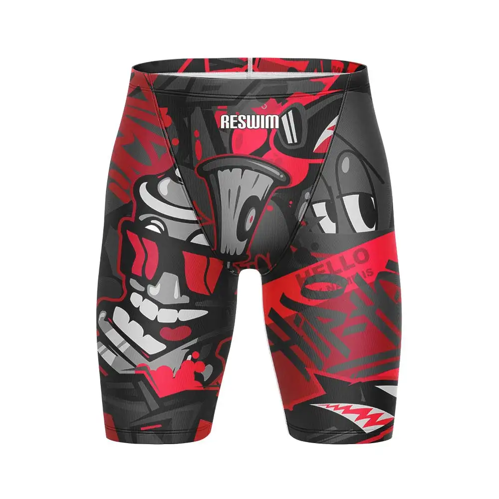 Мужской купальник с граффити 2024 шорты плавки пляжные трико спортивные