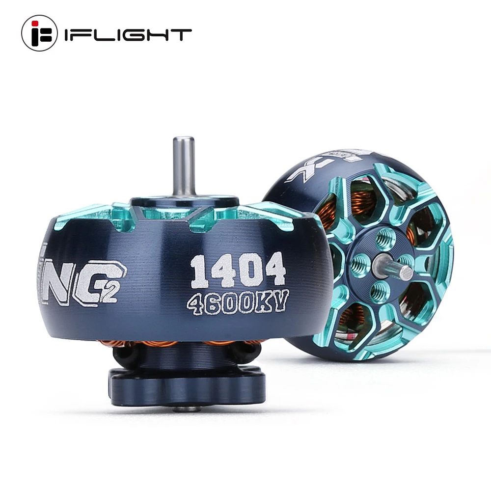 Зубочистка IFlight XING2 2. 0 3000KV/3800KV/4600KV 2-4S, сверхлегкая конструкция, unibell мотор, совместимый с 3-4-дюймовым пропеллером для FPV дрона