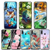 pokemon squirtle bulbasaur anime silicone case for huawei y6 y7 y9 2019 y6p y8s y9a soft cases cover mate 10 20 lite 40 pro plus