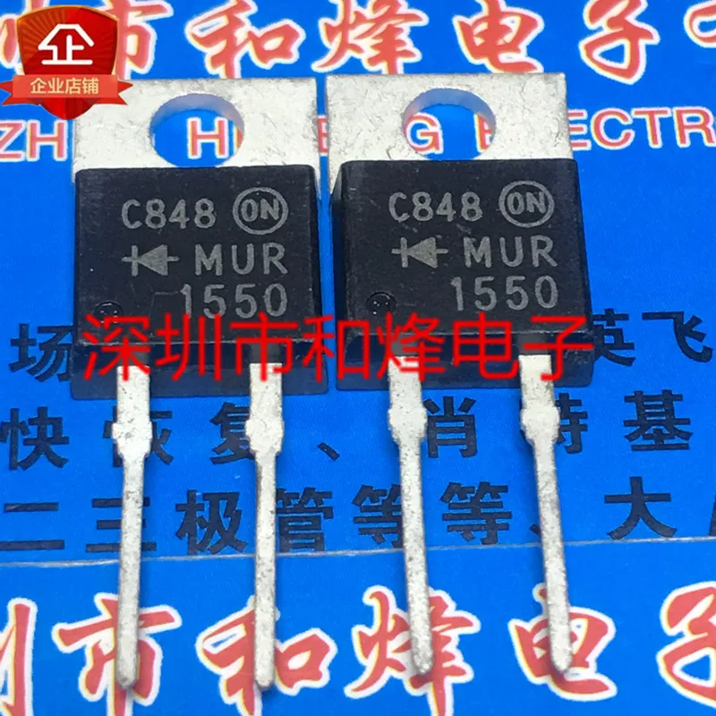 

30pcs original new MUR1550 TO-220-2 500V 15A