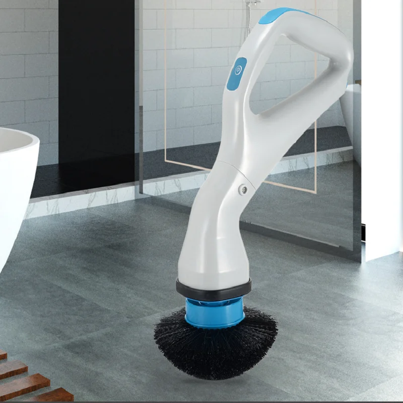 

New Hand Held Household Electric Cleaning Brush Removable Plug For Charging Scrubber Bathroom Kitchen Toilet Cleaning Tools