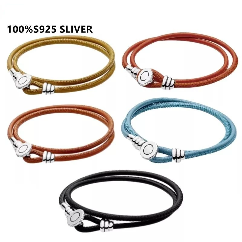 

Браслет из серебра 2022 пробы с круглыми бусинами, 100% пробы