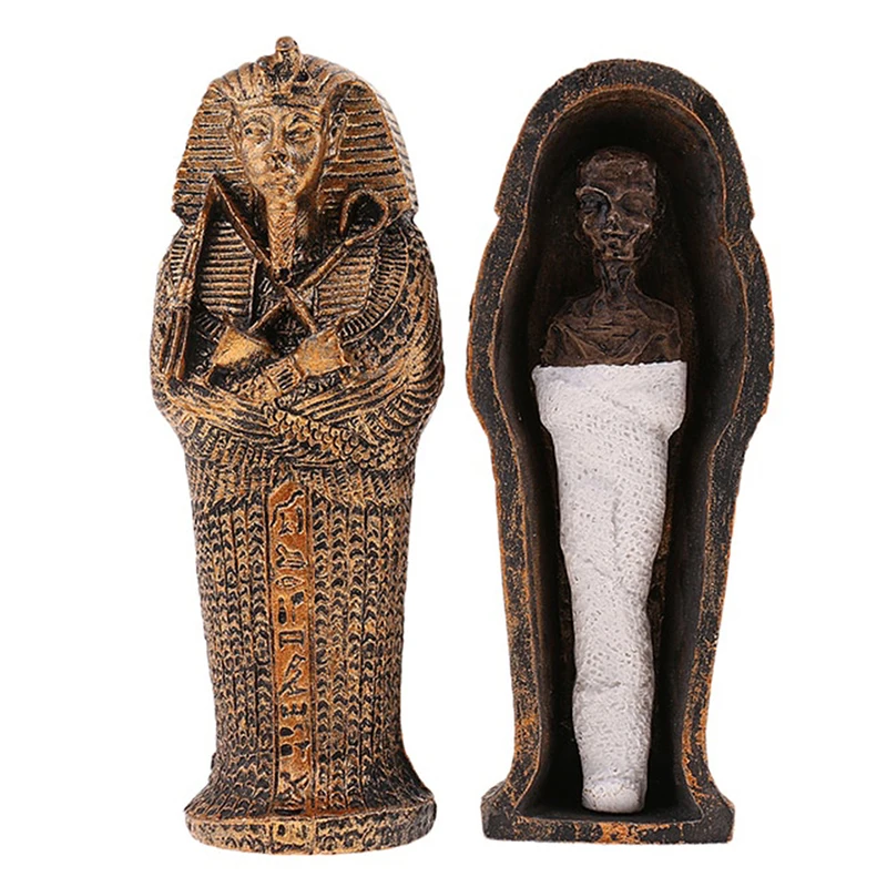 

Ancient Egyptian Egypt With Mummy Figurine Resin Craft Art Decor Collectible Home Decor Miniature Craft Collectibles