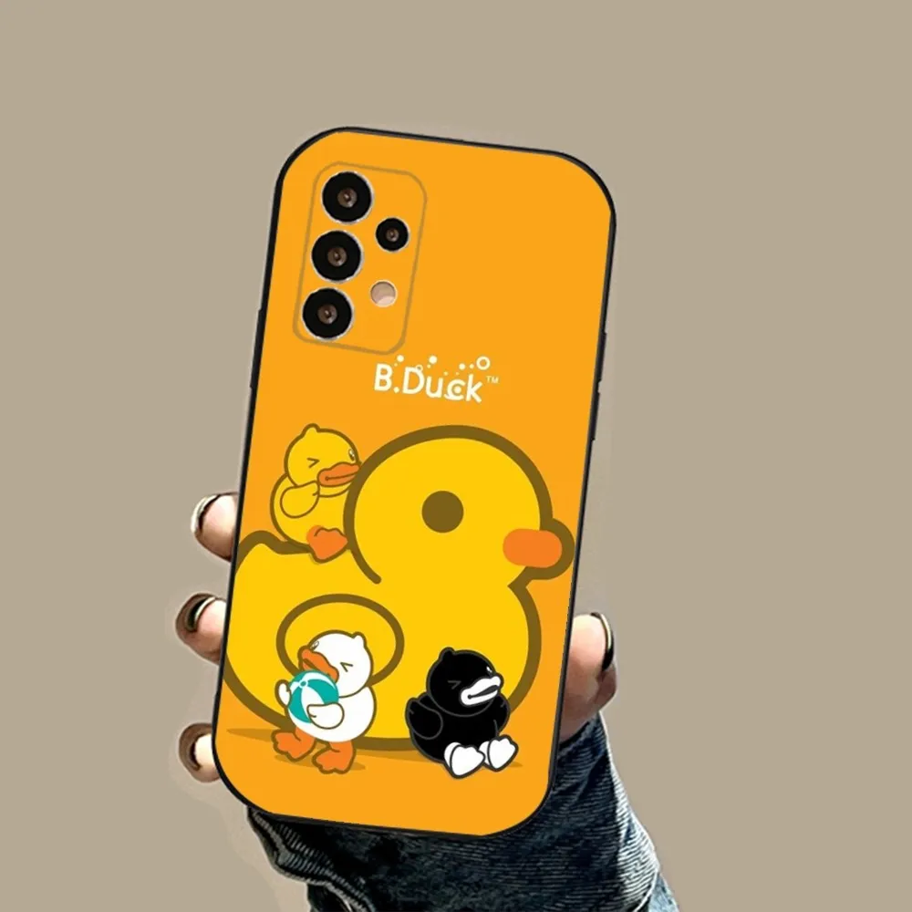 Милый чехол для телефона с рисунком B-B D-Ducks Samsung S24 23 22 30 21 10 9 Note20 Ultra Lite 5G Plus FE черный