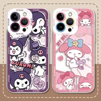 H-Kuromi K-Kitty M-Melody Clear Phone Case For REALME 5 6 7 7I 8 8I 9 9I 10 C67 C55 C53 C35 C33 C31 C30 C21Y C20 C15 Case Funda