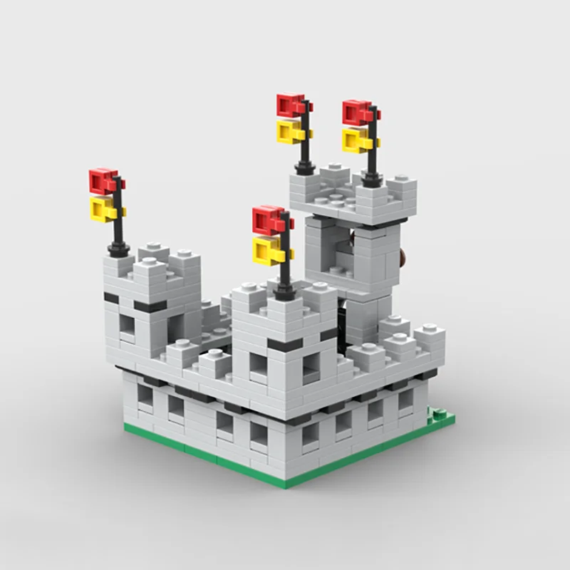 Строительные блоки MOC мини 6080 модель замка королей технологические кирпичи