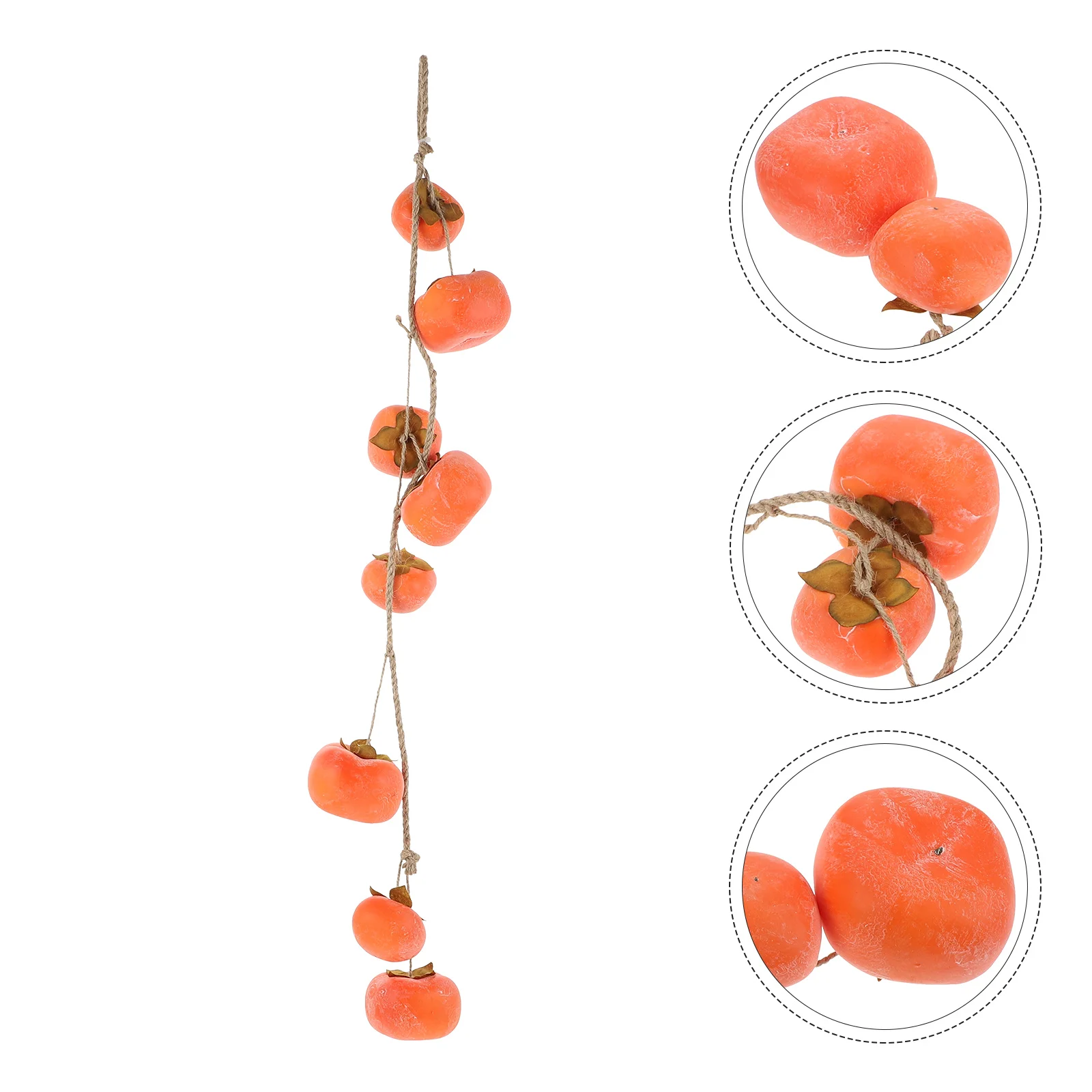 

Simulation Persimmon Out Door Decor Adorn Household Pendant Fake Desktop Ornament Rope Simulate Lifelike