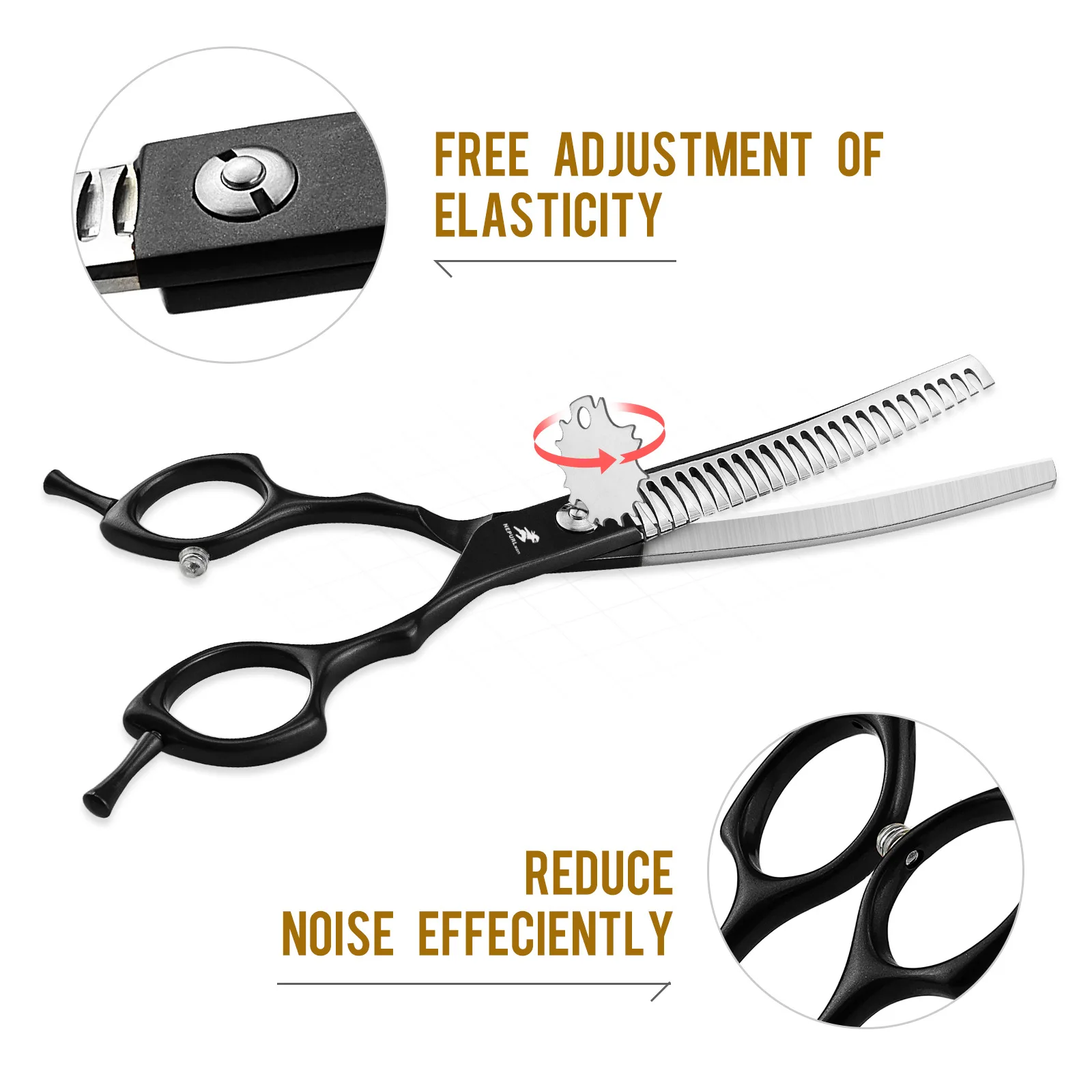 Изогнутые филировочные ножницы для собак японские из нержавеющей стали 6 5 дюйма