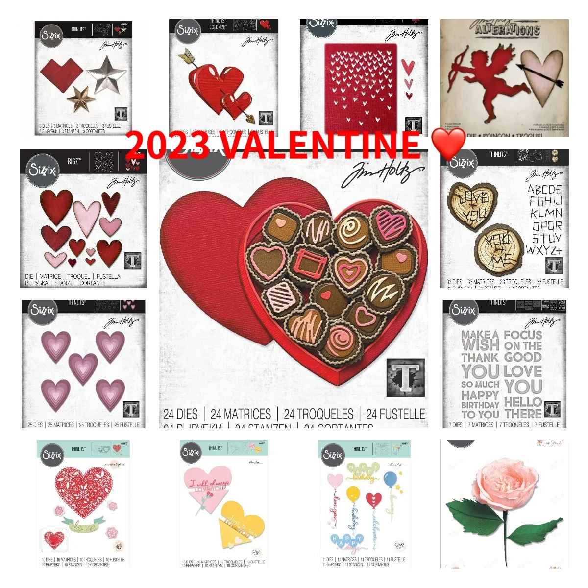 Купи 2023 Valentine's Day LOVE Flower Rose Cupid Metal Cutting Die Technology Card Making Photo Album Template Manual DIY Decoration за 134 рублей в магазине AliExpress