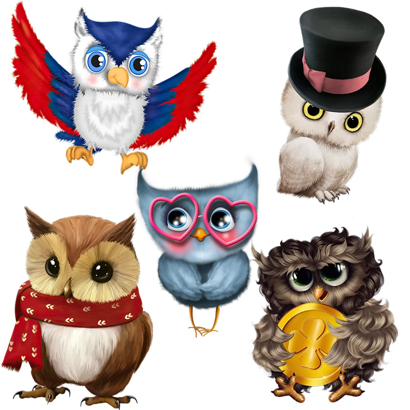 

Смешная мультяшная Сова для детской спальни Three Ratels QCF151, декоративная наклейка на стену