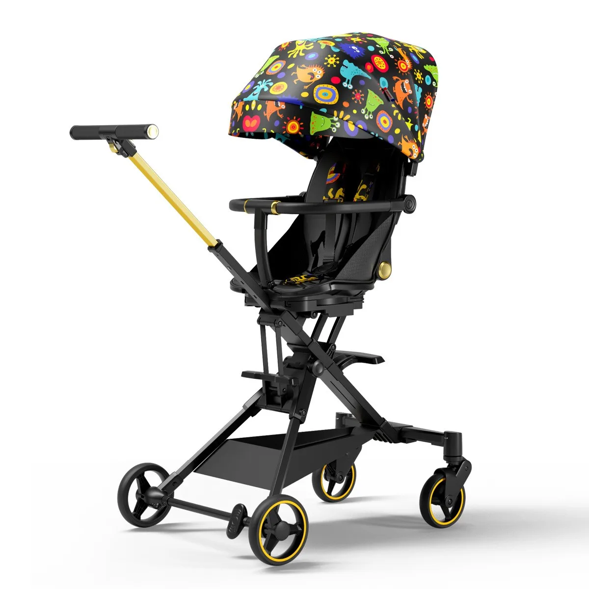 

Playkids Can Walk The Baby Stroller, Can Seat, Recline, High Landscape Stroller, Light Foldable Stroller Baby Car Seat Cover