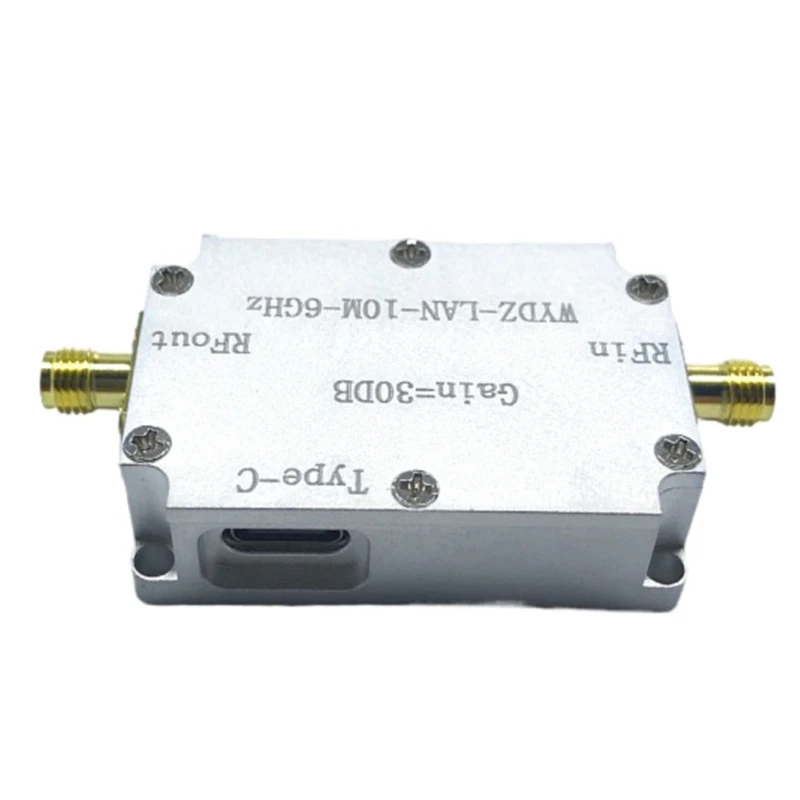 

10M-6Ghz Low Noise Amplifier Gain 20DB High Flatness LNA Amplifier RF Signal Driver Receiver Front End