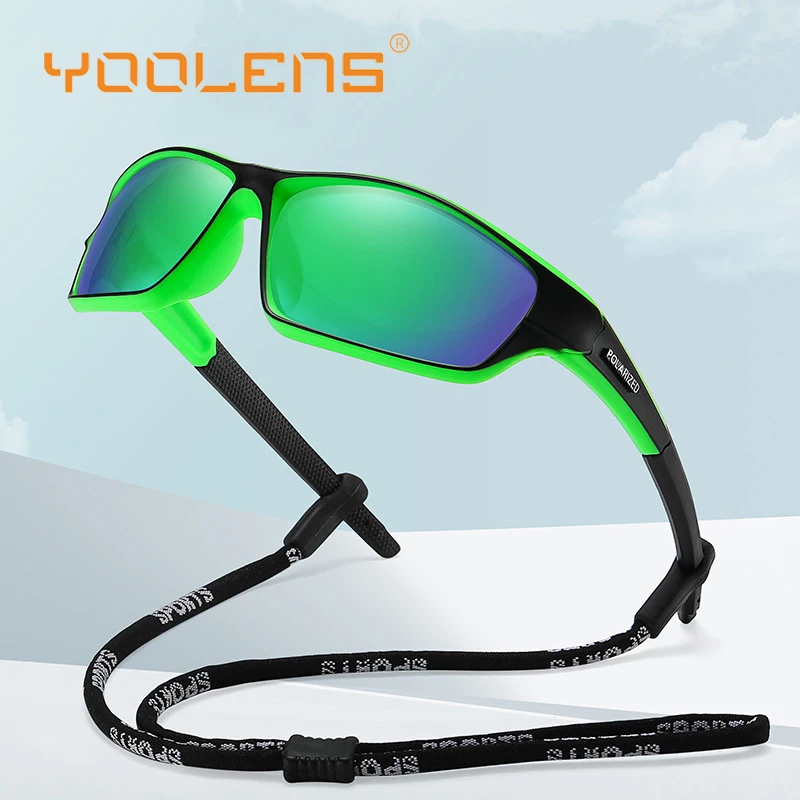 YOOLENS New Luxury Polarized Sunglasses Men's Driving Shades Male Sun Glasses Vintage Travel Fishing Classic Eyewear For Cycling