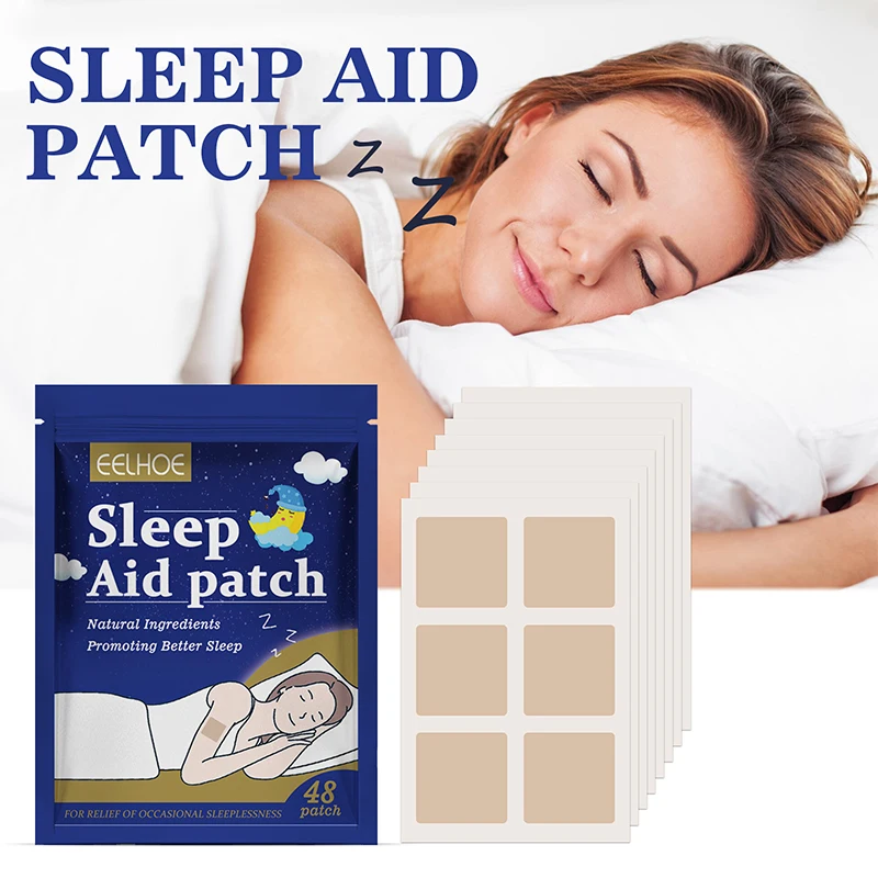 

48Pcs Insomnia Treatment Relieve Anxiety Decompression Headache Neurasthenia Soothing Plasters Body Relaxing Help Sleeping Patch