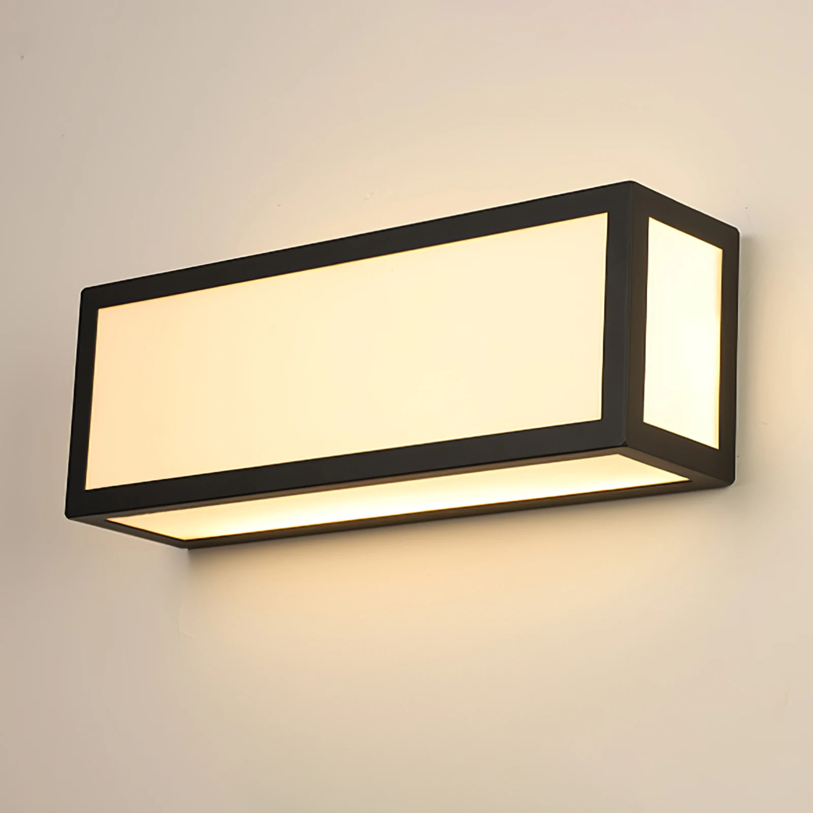 

Warm White Light Wall Lamp LED Chip Rectangle Ball Wall Light Rectangle Ball Wall Lamp with Uniform Warm Light for Restaurant