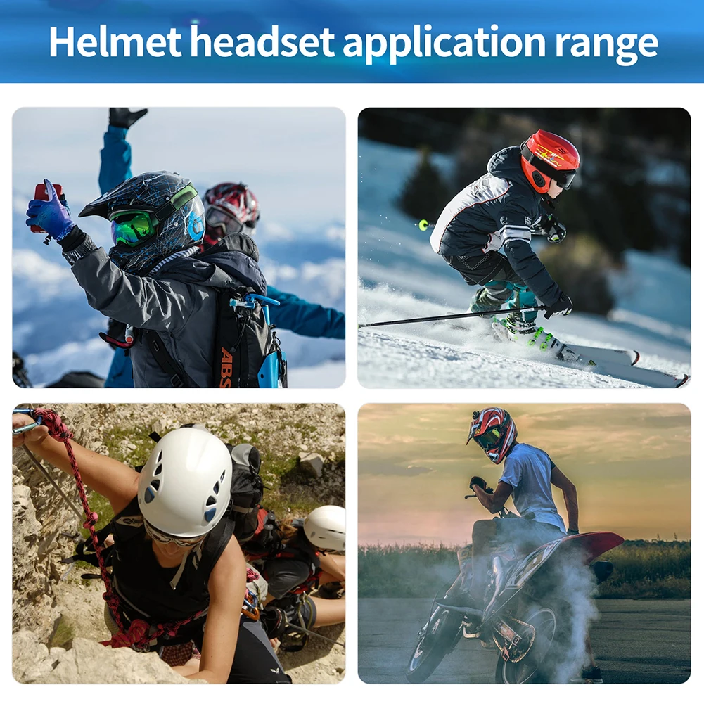 Bluetooth-Compatible Helmet Headset for V4 V6 Intercom Wireless Headphone | Электроника