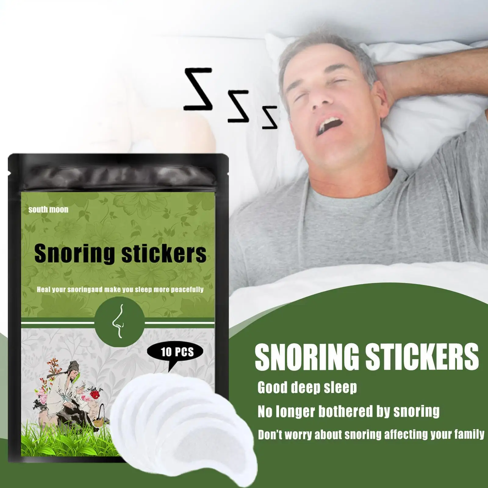 

Anti-snoring Stickers For Prevention And Reduce Nasal Congestion Improve Insomnia And Relieve Fatigue Healthy Care Patches R4M8