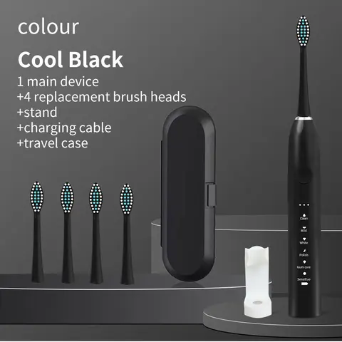 Электрическая зубная щетка Xiaomi Sonic 4 головки