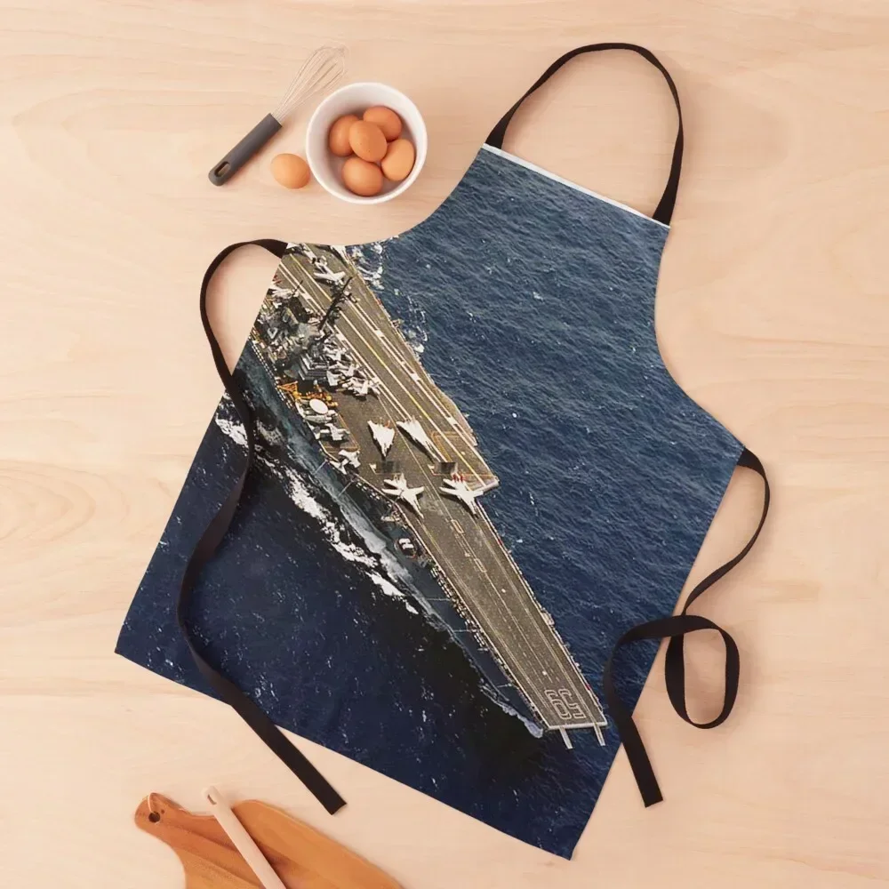 USS FORRESTAL (CVA-59) КОРАБЛЬНЫЙ МАГАЗИН Фартук Кухонный Kawaii Аксессуары для дома полезные