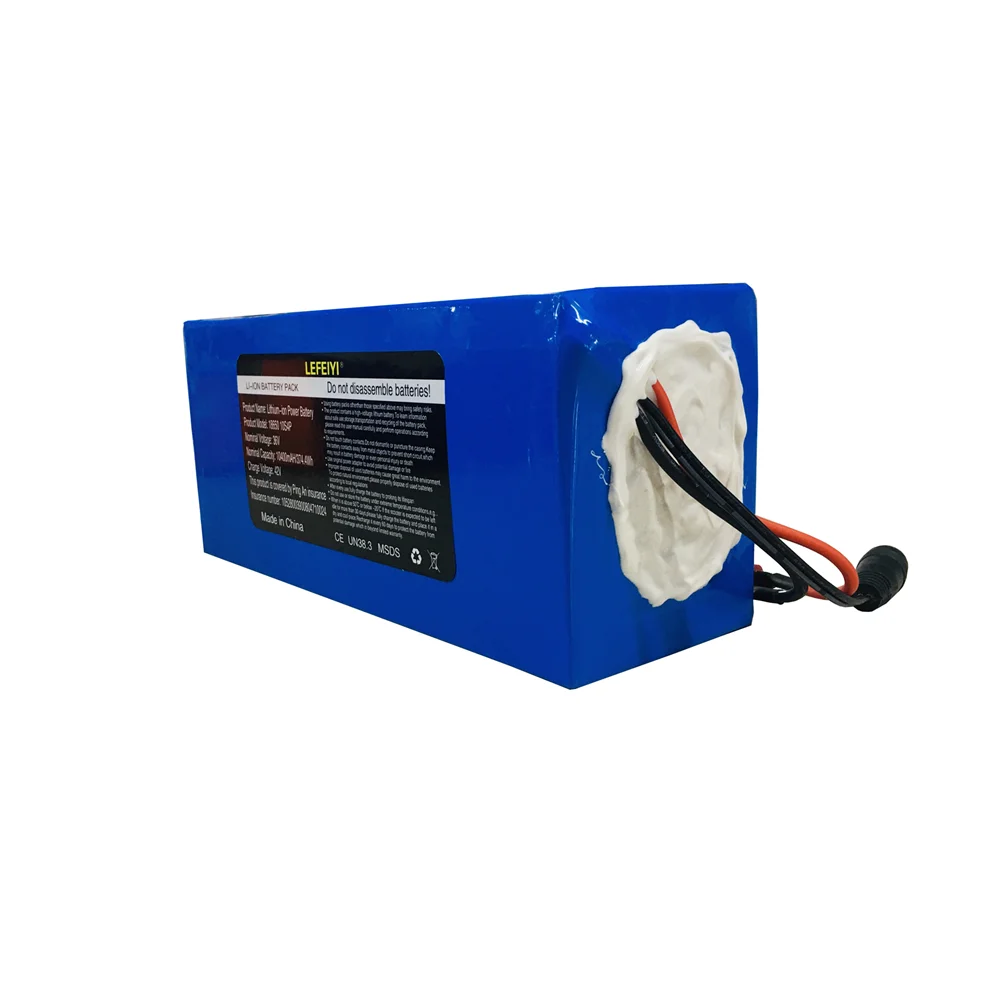 Бесплатная доставка Аккумулятор 36V 10S4P 10,4 Ач Пакет 1000W Высокая Мощность 42V 10400mAh Электровелосипед Ebike BMS включен.