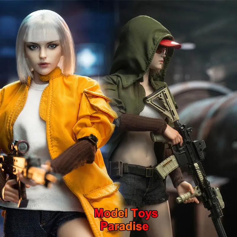 

Createmodels DZ-05 1/6 Women Soldier Sniper Twin Girls Clother Equipment Bag Full Set 12inch Action Figure Collectible Toys Gift