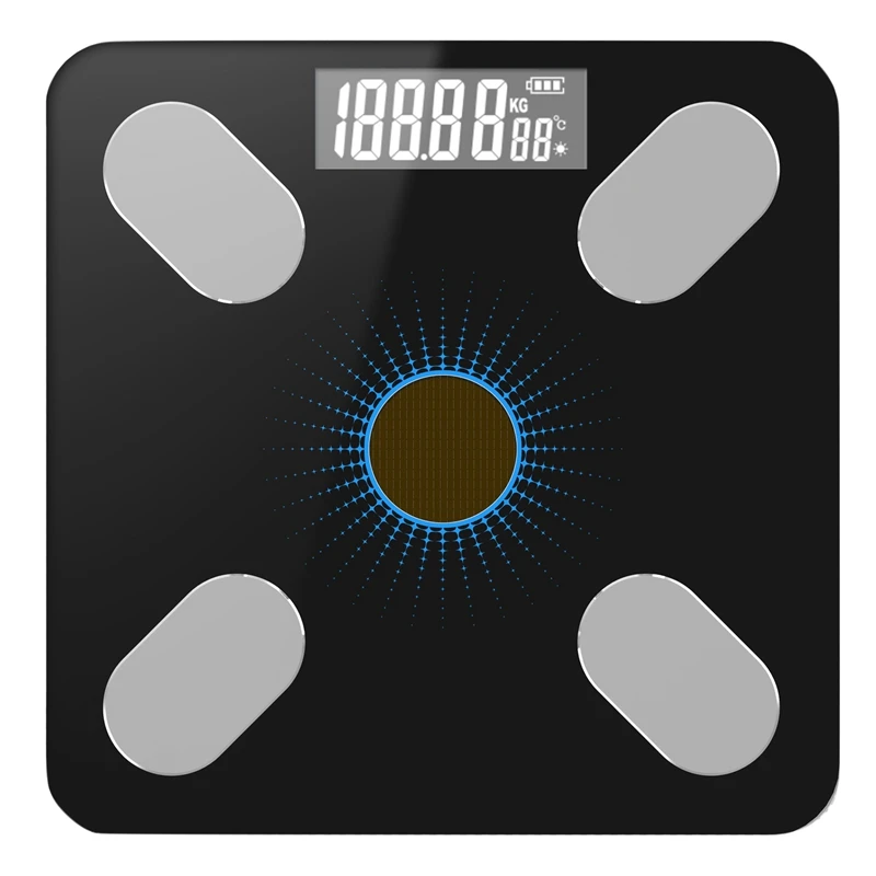 

Bath Scale Digital Body Weight LCD Energy Storage Charging Scale Smart