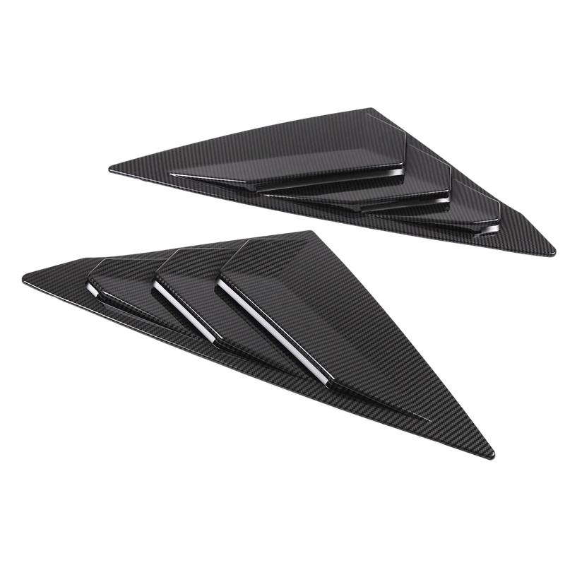 

Car Triangle Rear Side Window Trim Vent ABS Air Flow Shutter for Honda Civic 2022