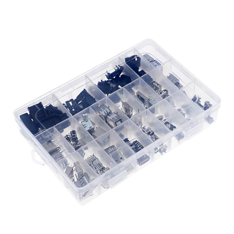 Комбинированный набор разъемов USB, 119 шт., разъем micro USB «папа» и ...