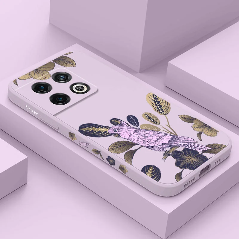 

Dead Leaf Parrot Phone Case For Oneplus 11 11R 10 10R 10T 9R 9RT 9 8T 8 7 7T Pro 5G Liquid Silicone Cover