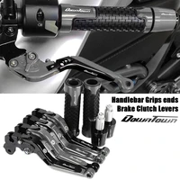for yamaha downtown 350 all yeares motorcycle brake clutch levers non slip handlebar knobs handle hand grips