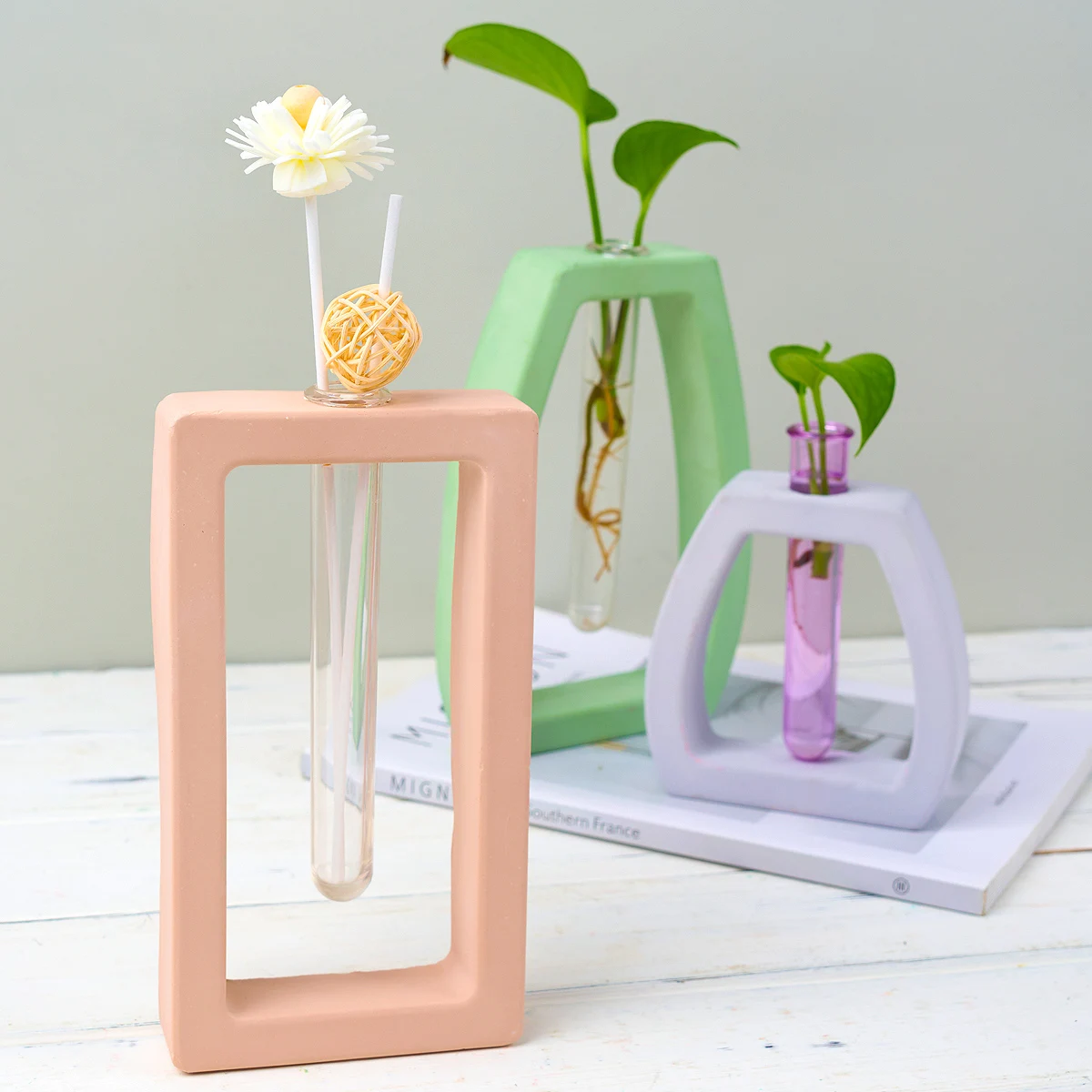 Силиконовая форма в форме сердца для гидропоники квадратная трапециевидная