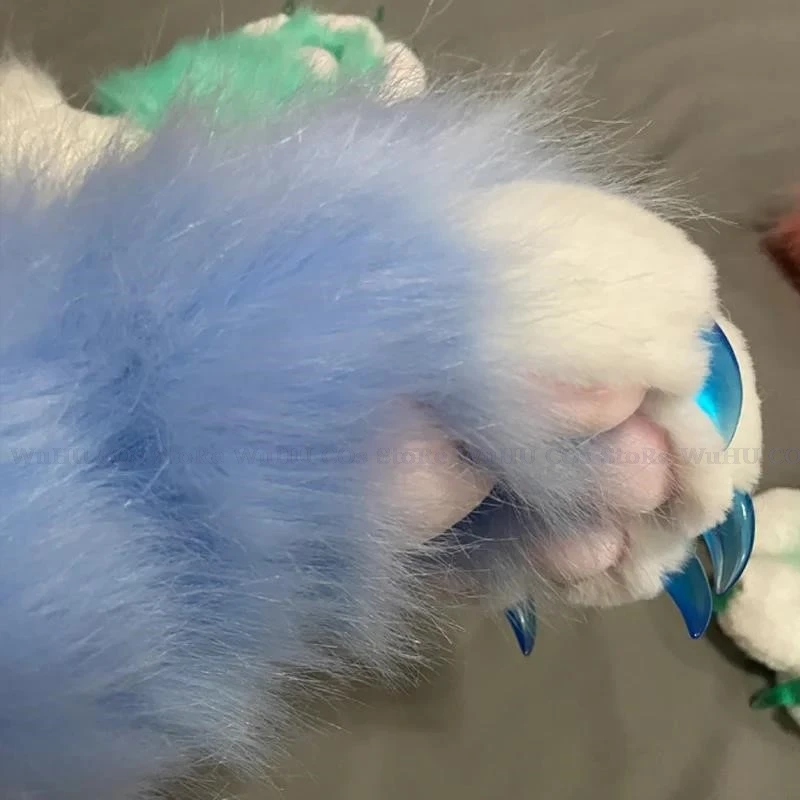 Зимние теплые хлопковые перчатки с кошачьими лапами