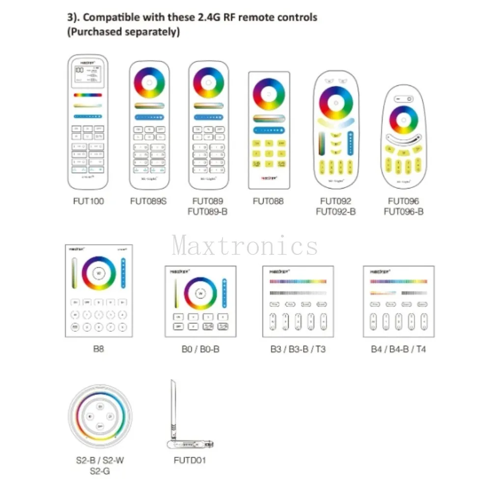 Miboxer FUT106ZR Zigbee 3 0 + GRF умные трубки 6 Вт GU10 RGB CCT яркость/цветовая температура