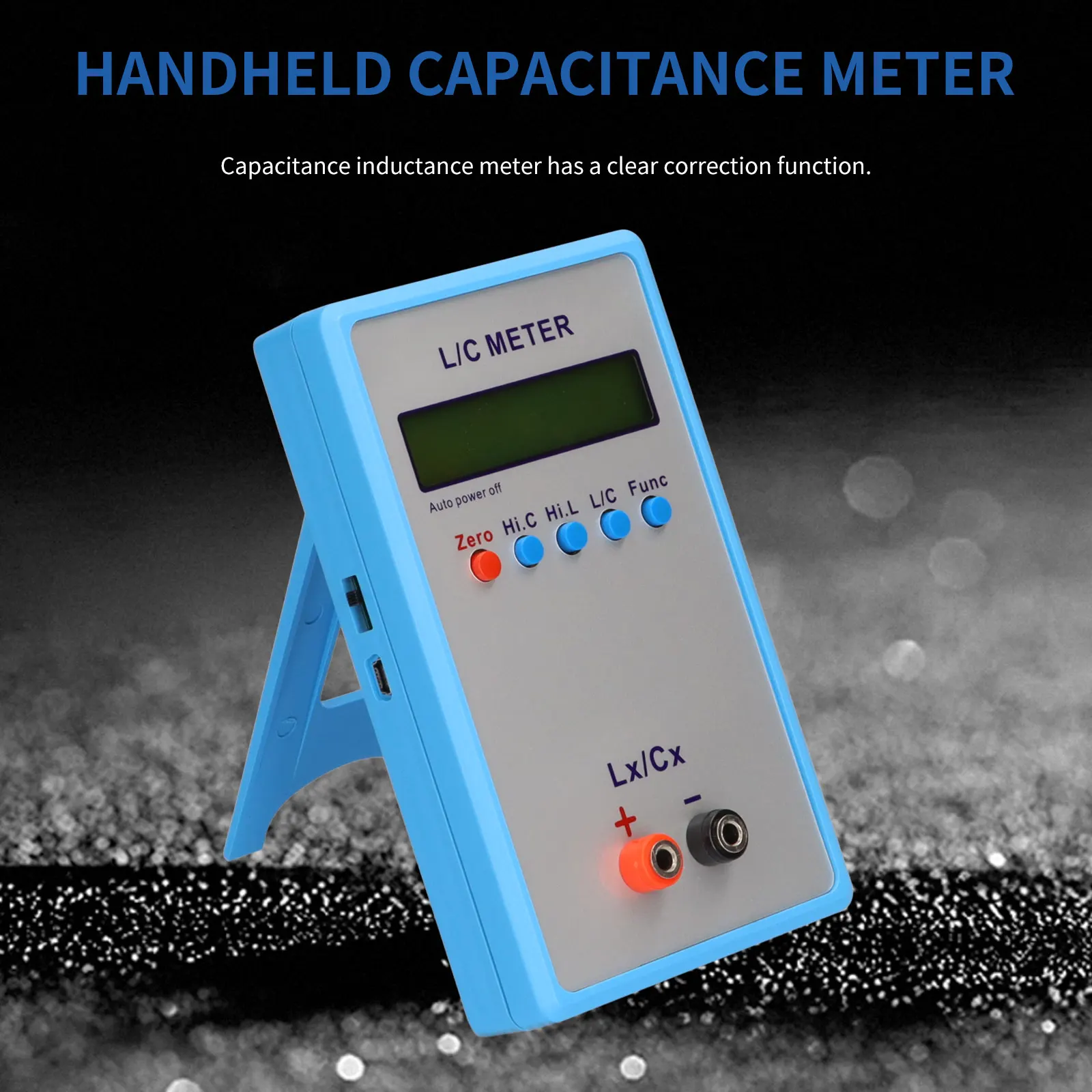 

L/C Meter Inductance Capacitance Measuring Instrument Hand-held High Precision Inductor Capacitor Industry Tester Meter Kit