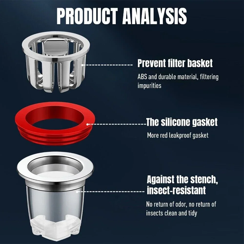 Дезодорант для канализации сливной сердечник пола кухонный фильтр воды пробка