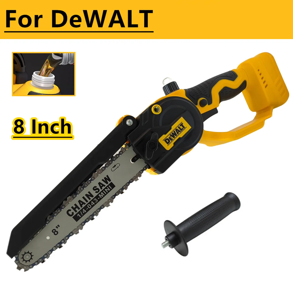 

DEWALT Аккумуляторная бесщеточная цепная пила 8 дюймов