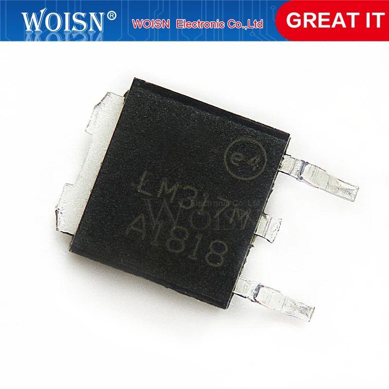 10 шт./лот LM317 регулируемый регулятор напряжения SMD транзистор TO-252 патч LM317M новая
