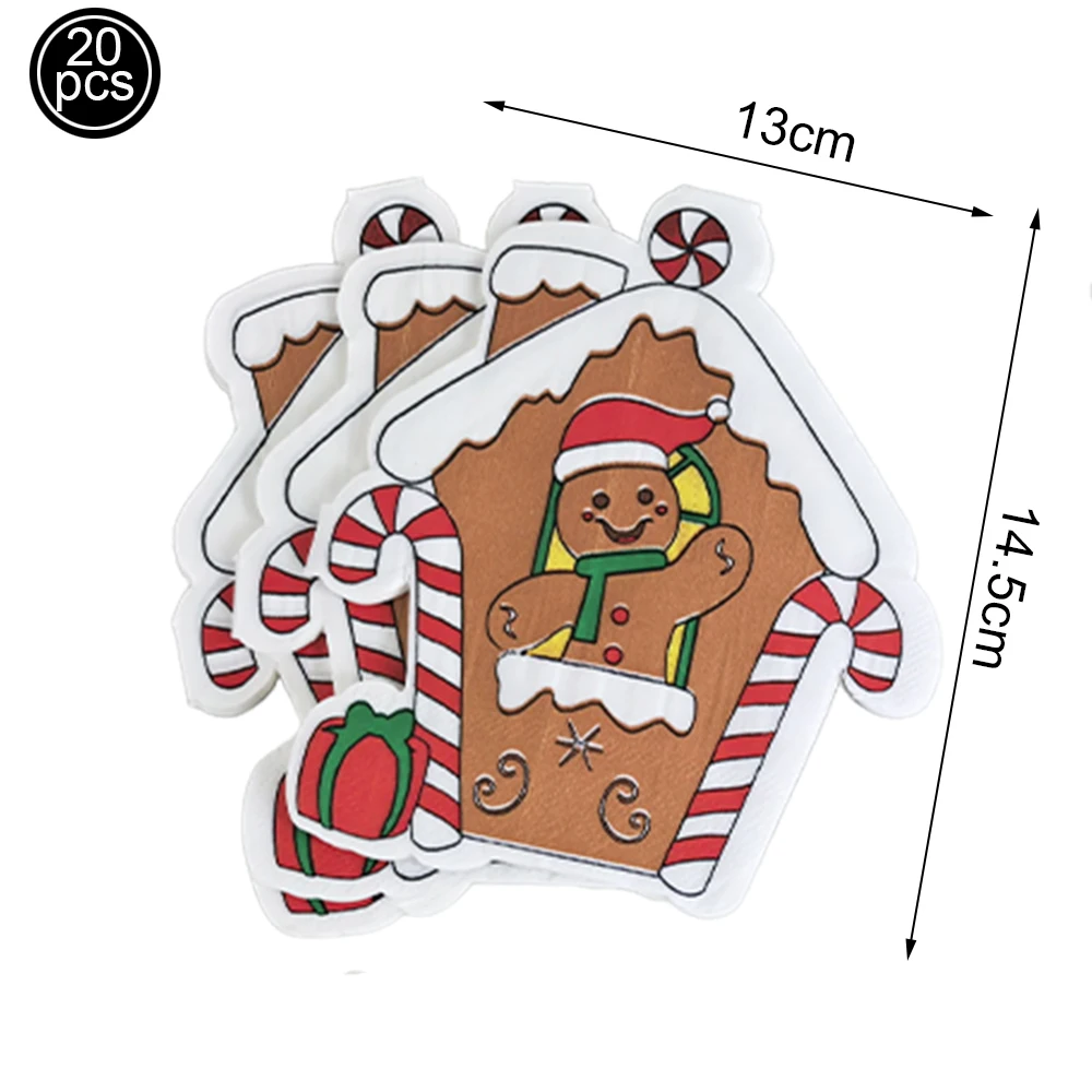 

Одноразовые бумажные салфетки на Рождество