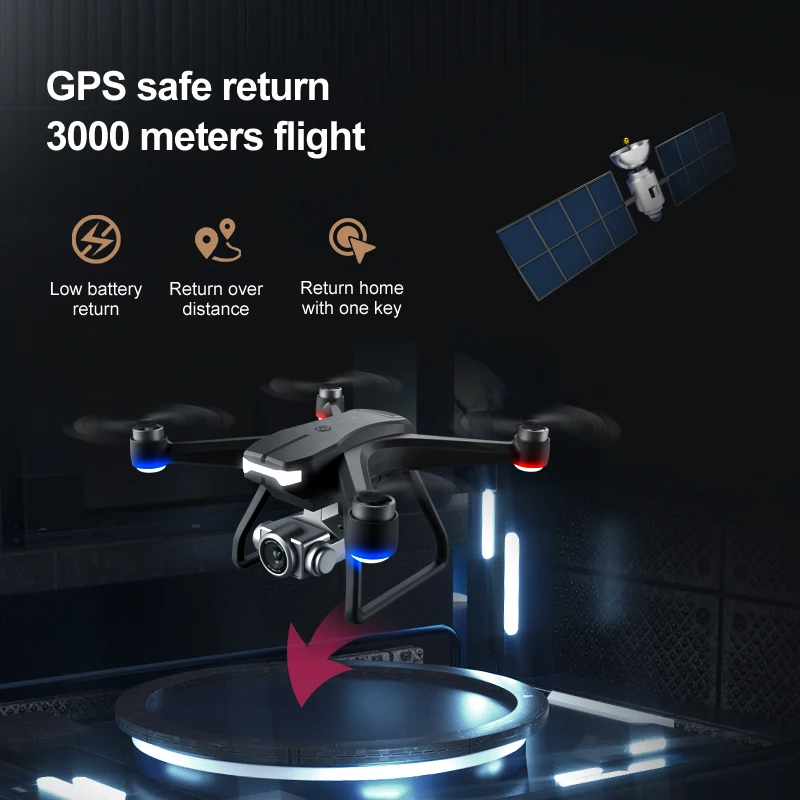 

New F11Pro GPS Drone 6K HD Dual Camera with ESC Aerial Photography Brushless Motor Long Battery Life Quadcopter VS V14 RC Drone